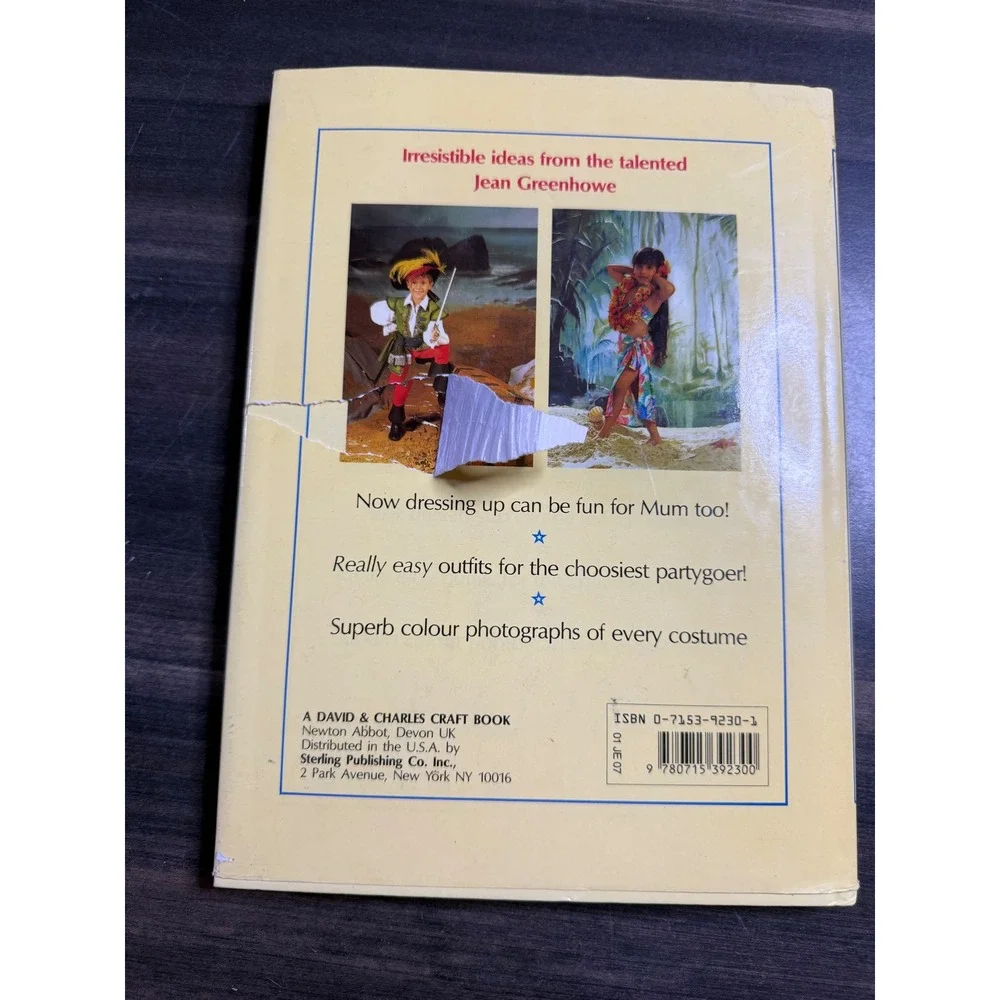 Party Costumes for Kids Book‎ Sewing Patterns Dress Up Halloween Cosplay Vintage